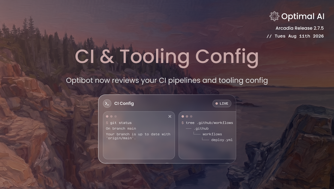 Optibot Now Reviews Your CI & Tooling Config